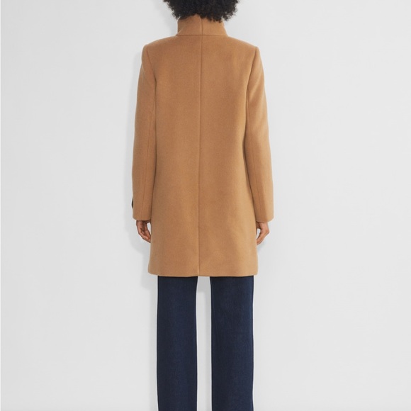 Aritzia Wilfred Cocoon coat XS Tan Camel - Picture 3 of 7